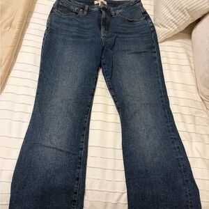 Madewell Dark Blue Flare Jeans